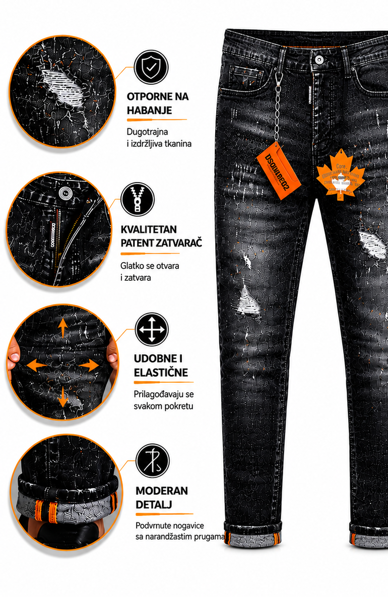 DSQ2 Black Washed